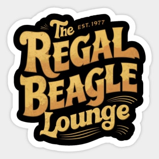 The Regal Beagle Lounge est.1977 Sticker